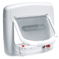 PetSafe Staywell ПЕТСЕЙФ СТЕЙВЕЛ ЭДВАНС дверцы для кошек до 7кг, с магнитным ключом , Белый см., 400EF см.