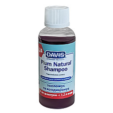 Davis Plum Natural Shampoo ДЕВІС НАТУРАЛЬНА СЛИВА шампунь з протеїнами шовку для собак і котів, концентрат , 0.05 л.
