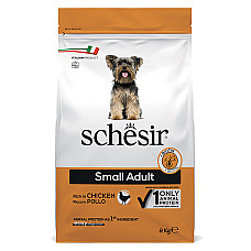 Schesir Dog Small Adult Chicken ШЕЗІР ДОРОСЛИЙ МАЛИХ КУРКА сухий монопротеїновий корм для собак малих порід , 2 кг., Пакунок см.