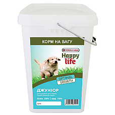Happy Life Junior with Chicken ХЕППІ ЛАЙФ ДЖУНІОР сухий преміум корм для цуценят всіх порід , 4 кг., На вагу см.