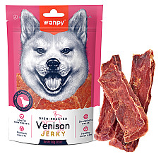 Wanpy Venison Jerky ВАНПІ В’ЯЛЕНА ОЛЕНИНА З КАЧКОЮ СЛАЙСИ лакомство для собак , 0.1 кг., Оленина кг.