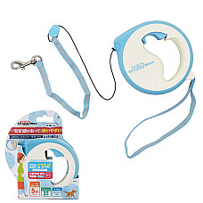 DoggyMan Retractable Lead Star ДОГГІМЕН СТАР повідець рулетка для собак до 10кг, трос 5м , Блакитний см., S, для собак до 10 кг см., трос 5 м см.