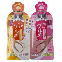 CattyMan Complete Twins Pouch КЕТТИМЕН ДВА Вкусы: КУРКА СЫР ИКРА И ТУНЕЦ МАКРЕЛЬ САРДИНА крем-пюре, жидкий корм для кошек, 0.06 кг., 2 паучи х 30 г см.