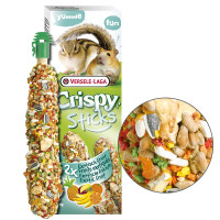 Versele-Laga Crispy Sticks Exotic Fruit ВЕРСЕЛЕ-ЛАГА КРЕПИ ЭКЗОТИЧЕСКИЕ ФРУКТЫ лакомство для хомяков, белок 2х55г, 0.11 кг., 2 шт. х 55 г см.