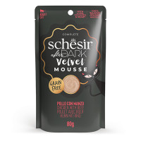 Schesir After Dark Chicken With Beef ШЕЗИР КУРКА С ГОВЯЖИНЫМ мусс, натуральные консервы для кошек, пауч 80г 0.08 кг.