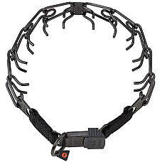 Sprenger Ultra-Plus Training Collar СПРЕНГЕР УЛЬТРА-ПЛЮС ПАРФОРС строгий нашийник для собак, замок ClicLock, воронована нержавіюча сталь , 3,2 мм, 52 см см., Воронована сталь см.