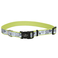 Coastal Lazer Brite Reflective Collar КОСТАЛ ЛАЗЕР БРАЙТ світловідбивний нашийник для собак, 1.6х30-46см , Конюшина см., 1,6 х 30-46 см см.