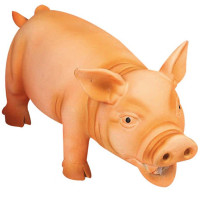 Flamingo Orange Pig ФЛАМІНГО ПОРОСЯ ХРЮКАЮЧЕ ПОМАРАНЧЕВЕ латексна іграшка для собак , см.