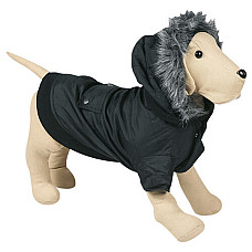 Flamingo Polar Black ФЛАМІНГО КУРТКА З КАПЮШОНОМ одяг для собак , 38 см см.