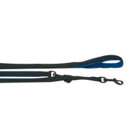 Flamingo Training Lead Soft Grip ФЛАМІНГО ПЕРЕСТІБКА з м’якою ручкою для собак , 2 м, 20 мм см., Чорно-синій см.