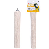 Flamingo Perch Calcium ФЛАМІНГО ЖЕРДОЧКА З КАЛЬЦІЄМ для гігієни дзьоба та кігтів птахів , 25 (Д) х 3,3-4,1 (Діам.) см, заг. довжина 27 см см., L см., Бежевий см.