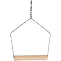 Flamingo Swing + Wooden Perch ФЛАМИНГО КАЙКА с деревянной жердочкой, игрушка для птиц