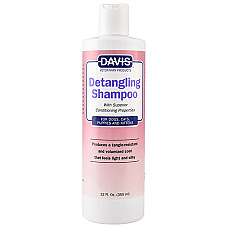 Davis Detangling Shampoo ДЕВІС ЛЕГКЕ РОЗЧІСУВАННЯ шампунь-кондиціонер від ковтунів для собак і котів, концентрат , 0.355 л.
