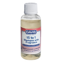 Davis 15 to 1 With Fragrance ДЭВИС 15:1 шампунь с ароматом для собак и кошек, концентрат, 0.05 л.