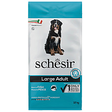 Schesir Dog Large Adult Fish ШЕЗІР ДОРОСЛИЙ ВЕЛИКИХ РИБА сухий монопротеїновий корм для собак великих порід , 12 кг., Пакунок см.