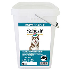 Schesir Dog Medium Adult Fish ШЕЗІР ДОРОСЛИЙ СЕРЕДНІХ РИБА сухий монопротеїновий корм для собак середніх порід , 4 кг., На вагу см.