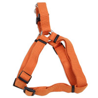 Coastal New Earth Soy Dog Harness КОСТАЛ СОЕВА ЭКОШЛЕЯ для собак, Оранжевый см., L, для собак 20,4-45,3 кг см., 2,5 х 66-96,5 см см.