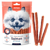 Wanpy Salmon Sticks ВАНПІ ПАЛИЧКИ З ЛОСОСЕМ лакомство для собак , 0.1 кг., Лосось кг.