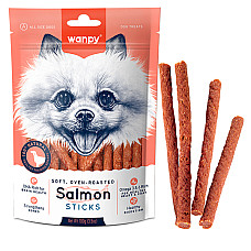 Wanpy Salmon Sticks ВАНПІ ПАЛИЧКИ З ЛОСОСЕМ лакомство для собак , 0.1 кг., Лосось кг.