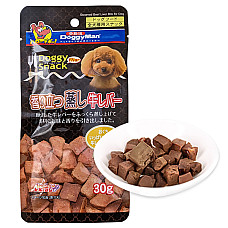 DoggyMan Steamed Beef Liver Bits ДОГГИМЕН ЯЛОВИЧА ПЕЧІНКА НА ПАРУ ласощі для собак , 0.03 кг.