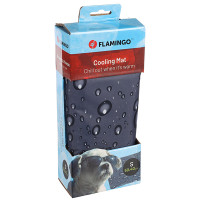 Flamingo Cooling Pad Drop ФЛАМИНГО ОХЛАДИТЕЛЬНАЯ ПОДСТИЛКА КАПЛИ для собак и кошек, S см., 50(Д) х 40(Ш) х 0.6(В) см см., Серый см.