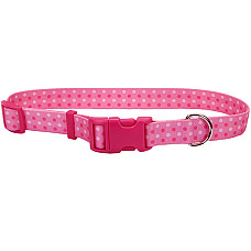 Coastal Pet Attire Styles КОСТАЛ СТАЙЛС нашийник для собак, 2.5х46-66см , рожева точка см., 2,5 х 46-66см см.