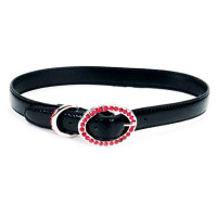 Coastal TOO! Jazzy Jewel КОСТАЛ кожаный ошейник для собак, Черный см., 1,6x25 см см. Jazzy Jewel