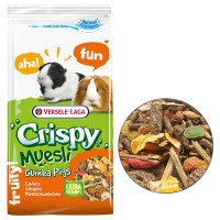 Versele-Laga Crispy Muesli Guinea Pigs ВЕРСЕЛЕ-ЛАГА КРЕПИ МЮСЛИ МОРСКАЯ СВИНКА корм для морских свинок , 1 кг., пакет См.