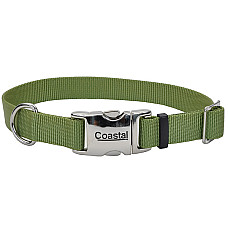 Coastal Metal Buckle КОСТАЛ ТИТАН БАКЛ нашийник для собак, 2х36-51см , Зелена пальма см., 2 х 36-51 см см.