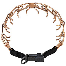 Sprenger Ultra-Plus Training Collar СПРЕНГЕР УЛЬТРА-ПЛЮС ПАРФОРС строгий нашийник для собак, замок ClicLock, куроган , 3,2 мм, 52 см см., Куроган сталь см.