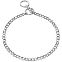 Sprenger Collar Round Narrow Link СПРЕНГЕР ОШЕЙНИК для собак, короткое круглое звено 3мм, хромированная сталь, 3 мм, 40 см., хромированная сталь.