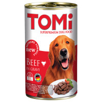TOMi Beef ТОМЕ ГОВЯЖИНА консервы для собак, влажный корм, 1.2 кг.