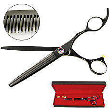 Davis Majutsu Titanium Thinning ДЕВІС МАЙЖИТЦУ ТІТАНІУМ філірувальні ножиці для стрижки собак , 7", 17,8 см см.