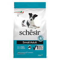 Schesir Dog Small Adult Fish ШЕЗИР ВЗРОСЛЫЙ МАЛЫХ РЫБА сухой монопротеиновый корм для собак малых пород, 2 кг.