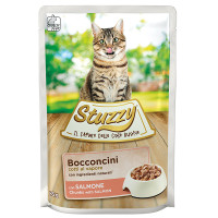 Stuzzy Cat Salmon ШТУЗІ ЛОСОСЬ в соусі консерви для котів, вологий корм, пауч 85г , 0.085 кг.