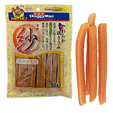 DoggyMan Soft Chicken Strip Cheese ДОГГІМЕН КУРЯЧІ ПАЛИЧКИ З СИРОМ ласощі для собак , 0.18 кг.