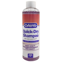 Davis Quick-Dry Shampoo ДЭВИС БЫСТРАЯ СУШКА шампунь для собак и кошек, концентрат, 0.2 л.