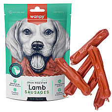 Wanpy Lamb Sausages ВАНПІ СОСИСКИ З ЯГНЯМ ласощі для собак , 0.1 кг., Ягня кг.