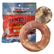 DoggyMan Dental Care Beef &amp; Duck Doughnut ДОГГИМЕННОЕ КОЛЬЦО ДЛЯ ЧИЩЕНИЯ ЗУБОВ жевательное лакомство для собак , 0.18 кг., 1 шт. в упаковке см.
