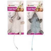 Flamingo Rizzo Mouse ФЛАМИНГО РИЦО МЫШЬ Шуршащая игрушка с кошачьей мятой для кошек , В ассортименте см.