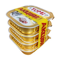 АКЦИЯ 3+1 TOMi Poultry Liver ТОМ ПТИЦ ПЕЧЕНЬ консервы для кошек, паштет , 0.4 кг., 4 упаковки по 100 г см.