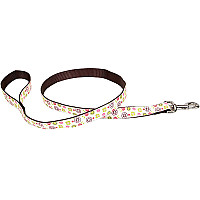 Coastal Pet Attire Ribbon КОСТАЛ РІББОН повідець для собак, 1.6смХ1.2м , Квіти троянд см., 1,6см х 1,2м см.