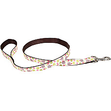 Coastal Pet Attire Ribbon КОСТАЛ РІББОН повідець для собак, 1.6смХ1.2м , Квіти троянд см., 1,6см х 1,2м см.