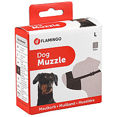 Flamingo Muzzle Nylon L ФЛАМІНГО НЕЙЛОН намордник для собак порід лабрадор, доберман, ретрівер , L см.