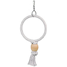 Flamingo Ring ФЛАМІНГО МОТУЗЯНЕ КІЛЬЦЕ іграшка для папуг , 24х5х40 см см., великий см.