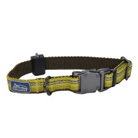Coastal K9 Explorer Collar КОСТАЛ К9 ЭКСПЛОРЕР световозвращающий ошейник для собак, 1.6х20-30см, Золотарник см., 1,6 х 20-30 см см.
