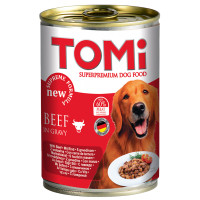 TOMi Beef ТОМЕ ГОВЯЖИНА консервы для собак, влажный корм, 0.4 кг.