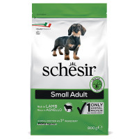 Schesir Dog Small Adult Lamb ШЕЗИР ВЗРОСЛЫЙ МАЛЫХ ЯГЕНКО сухой монопротеиновый корм для собак малых пород , 0.8 кг., Упаковка см.