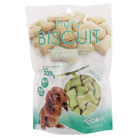 DoggyMan Biscuit Melon ДОГГІМЕН БІСКВІТ ДИНЯ фруктове печиво, ласощі для собак , 0.22 кг.