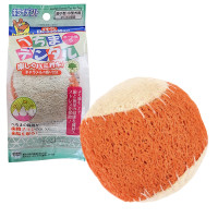 DoggyMan Loofah Ball ДОГГИМЕН МЯЧ ЛЮФА жевательная игрушка для чистки зубов собак, Оранжевый - бежевый см., 6х5,5 см см.